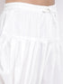 Vastramay Men's Black Cotton Linen Blend Pathani Kurta and White Dhoti Set